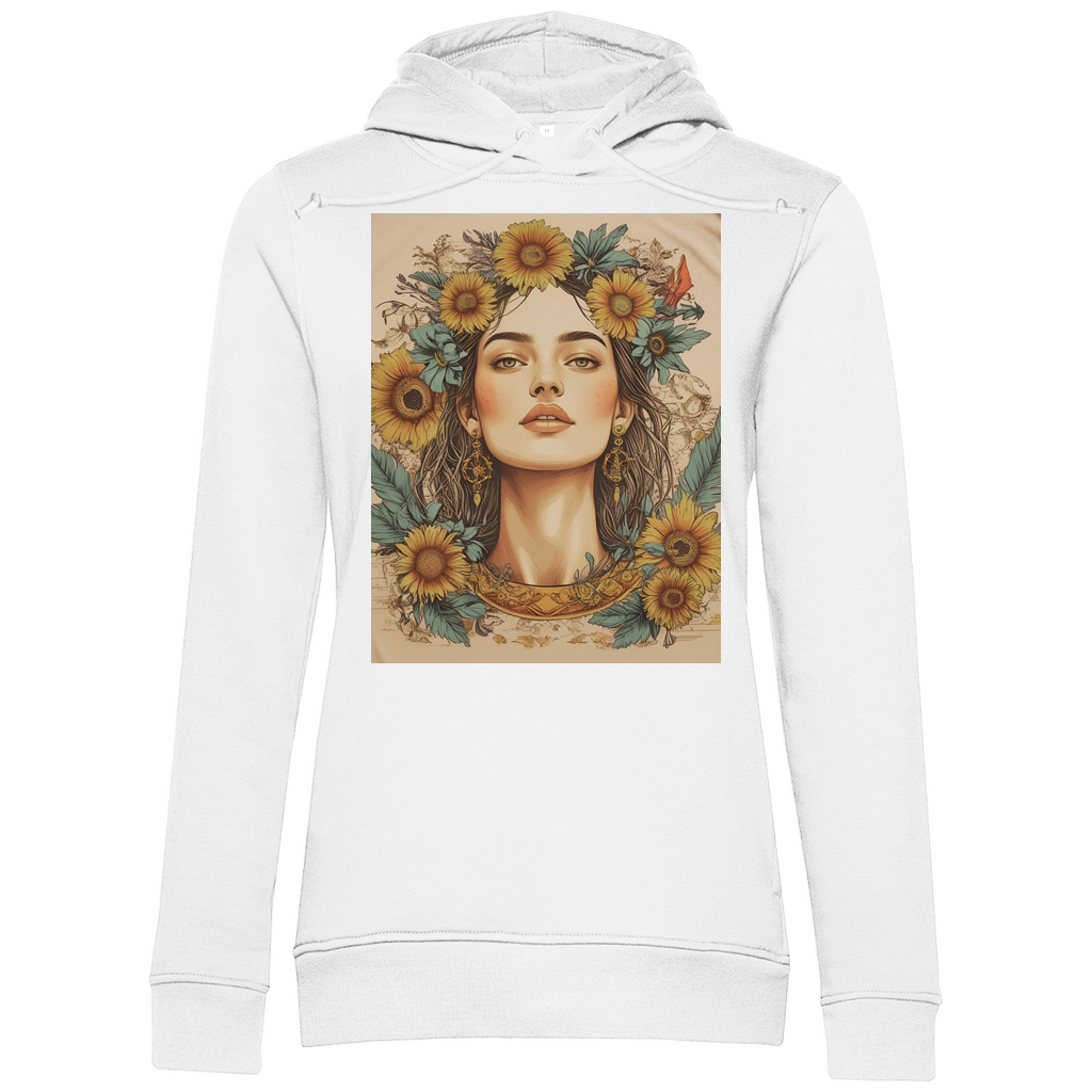 Femme Premium Bio Hoodie Faded Flowergirl