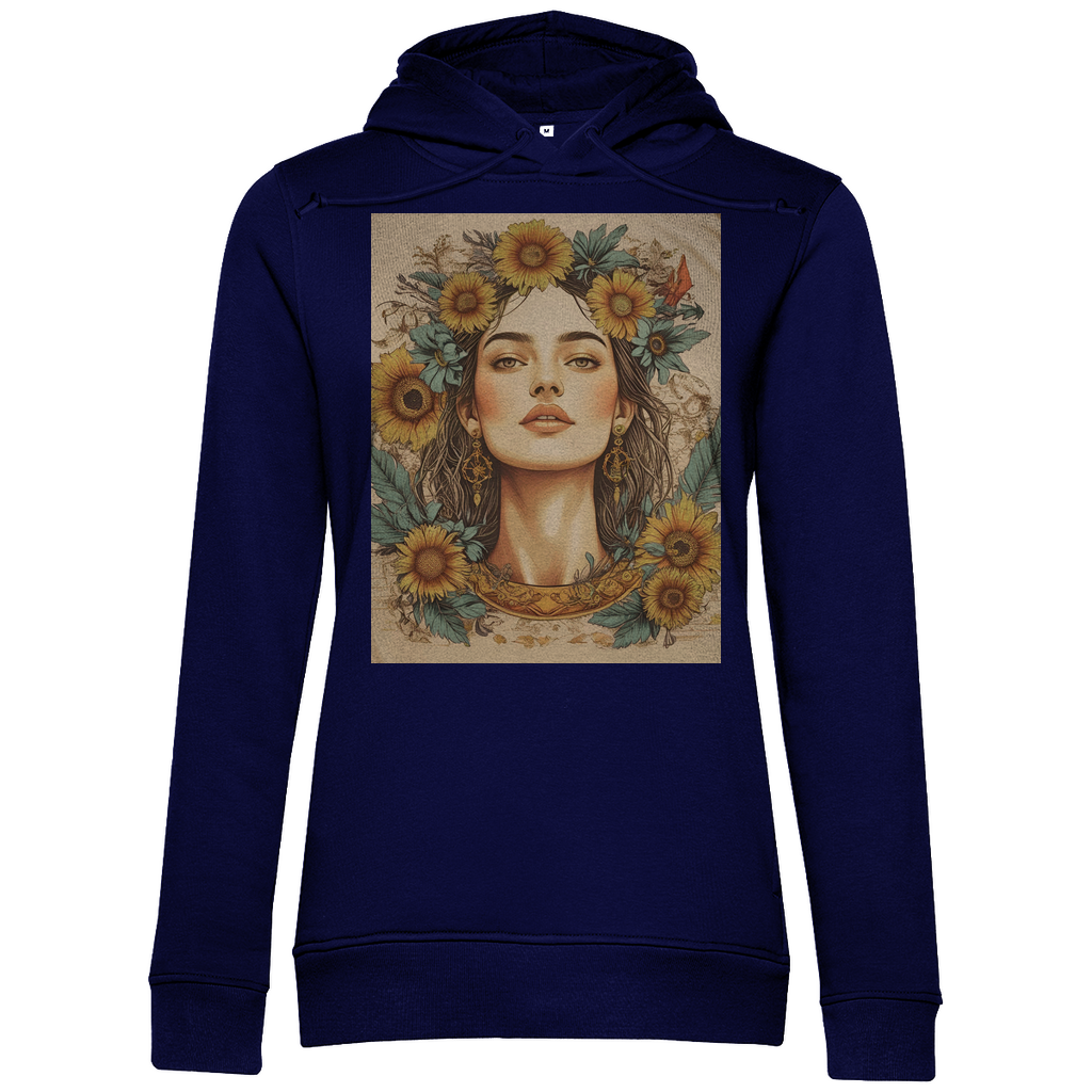 Femme Premium Bio Hoodie Faded Flowergirl