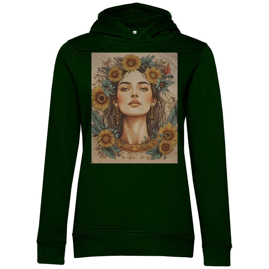 Femme Premium Bio Hoodie Faded Flowergirl