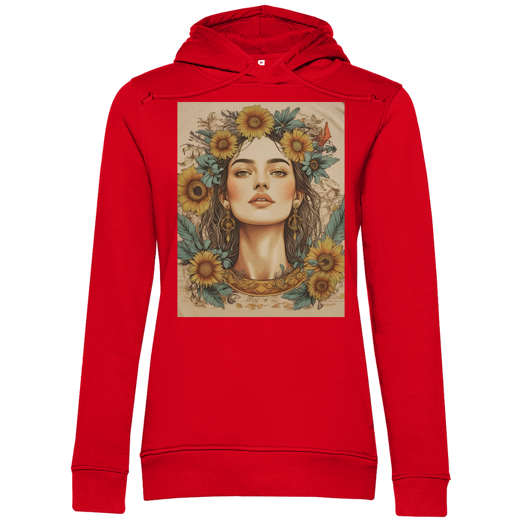Femme Premium Bio Hoodie Faded Flowergirl