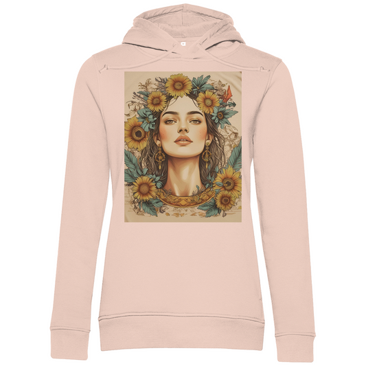 Femme Premium Bio Hoodie Faded Flowergirl
