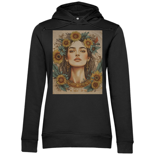 Femme Premium Bio Hoodie Faded Flowergirl
